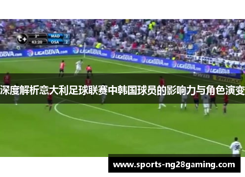 深度解析意大利足球联赛中韩国球员的影响力与角色演变